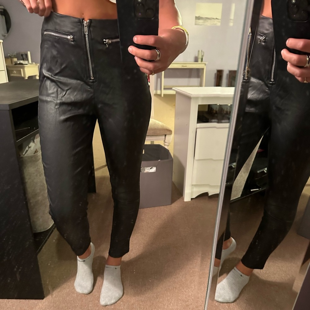 Princess Polly Leather Pants